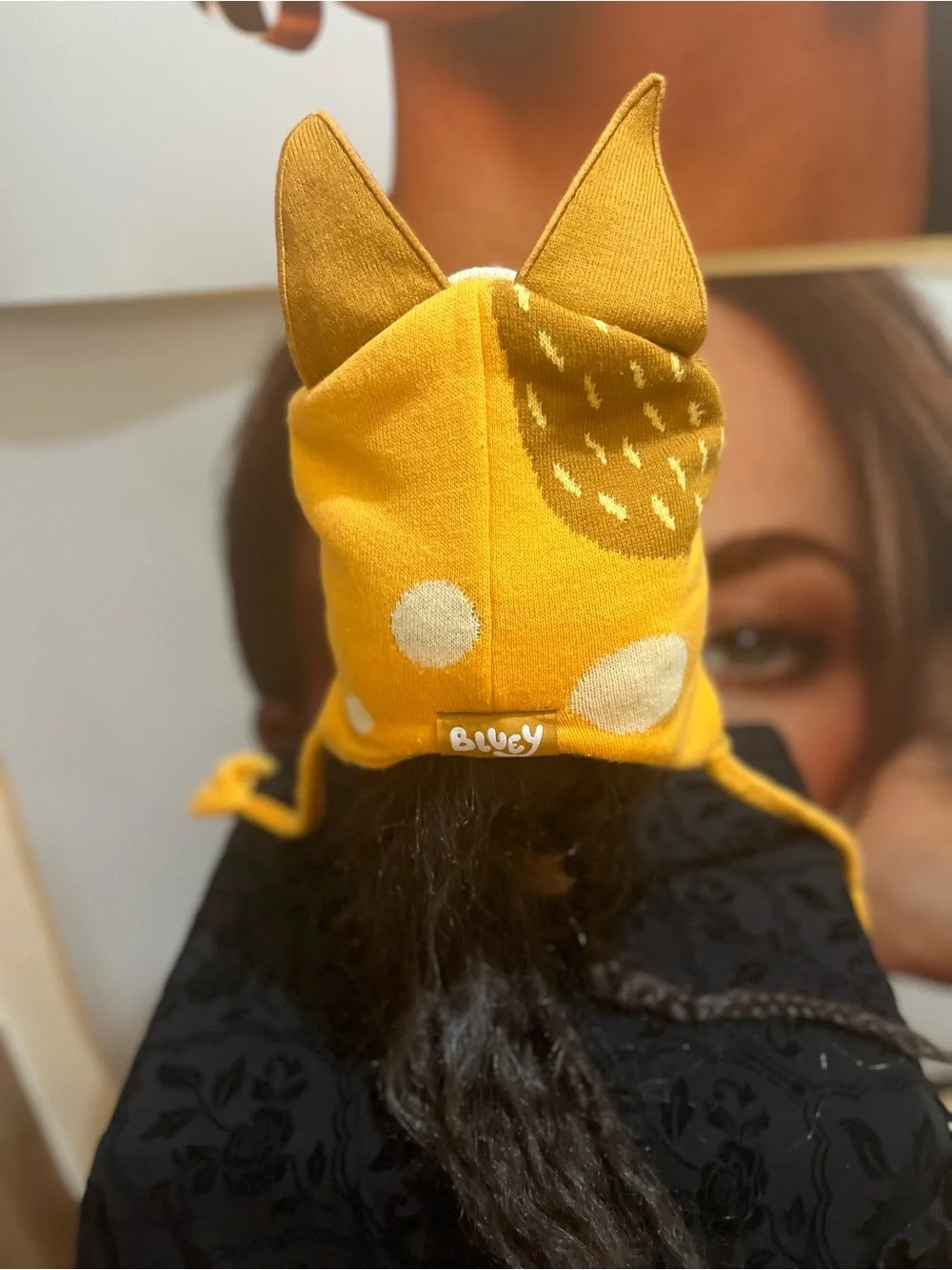 Kids' Yellow Fox Character Earflap Hat